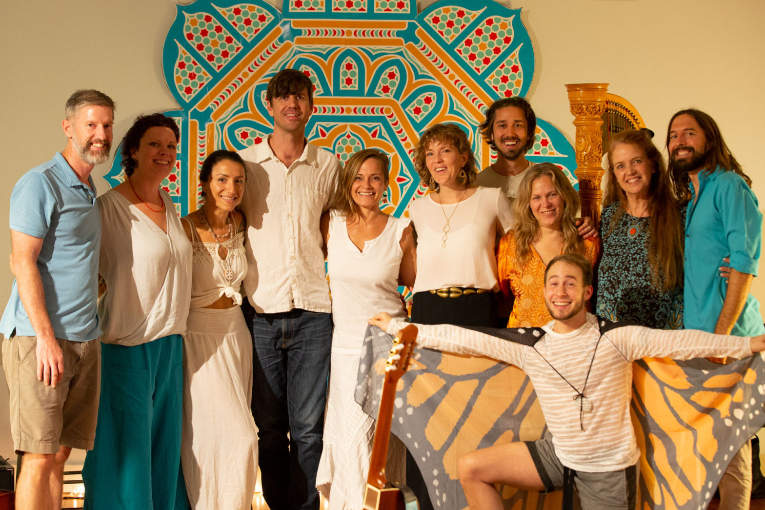Cosmic Butterflies and Artist Collective at the Sacred Sound Journey